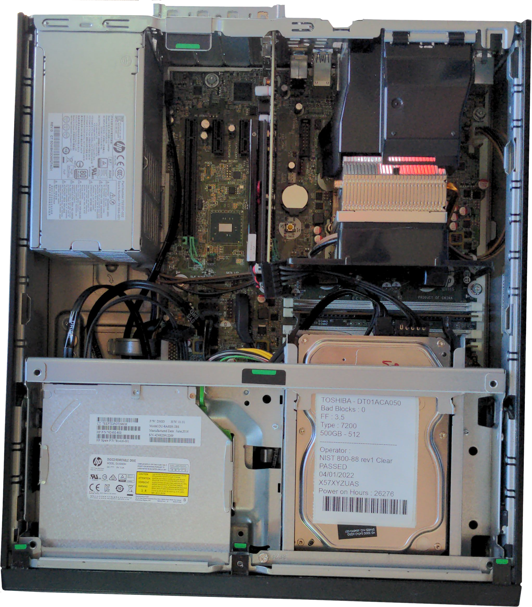 Inside of this HP Z240