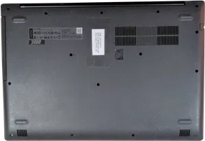 A view of the bottom of this Lenovo Ideapad