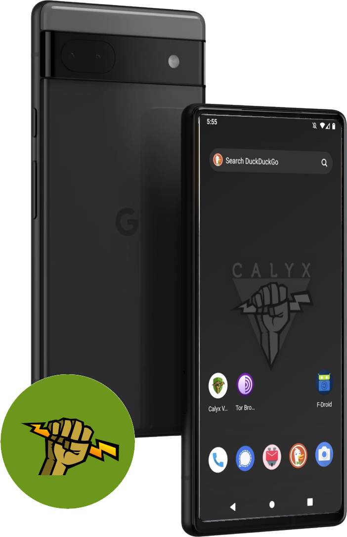 Privacy Pixel 6a Phone with CalyxOS